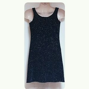 Miss Ashlee Dresses - Miss Ashlee Stretch Sparkle Tank Dress Navy Size S Miss Ashlee Dresses - Miss Ashlee Stretch Sparkle Tank Dress Navy Size S